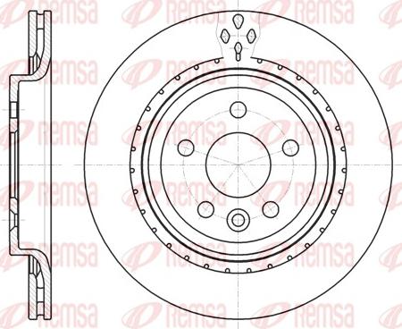 Remsa 61305.10 - Disc frana parts5.com