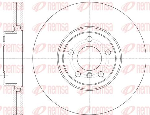 Remsa 61335.10 - Disco de freno parts5.com