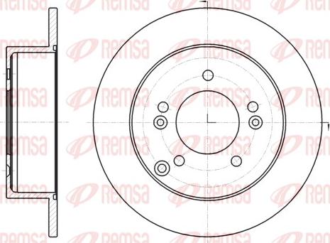 Remsa 61293.00 - Disque de frein parts5.com