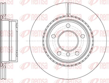 Remsa 61231.10 - Brake Disc parts5.com