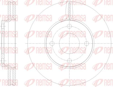 Remsa 61778.10 - Brake Disc parts5.com