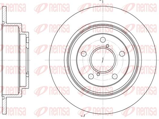 Remsa 6398.00 - Δισκόπλακα parts5.com