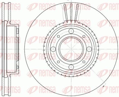 Remsa 6303.10 - Disc frana parts5.com