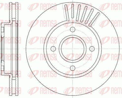 Remsa 6211.10 - Kočioni disk parts5.com