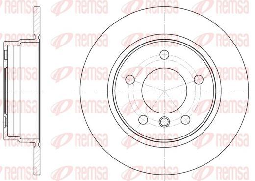 Remsa 6284.00 - Brake Disc parts5.com