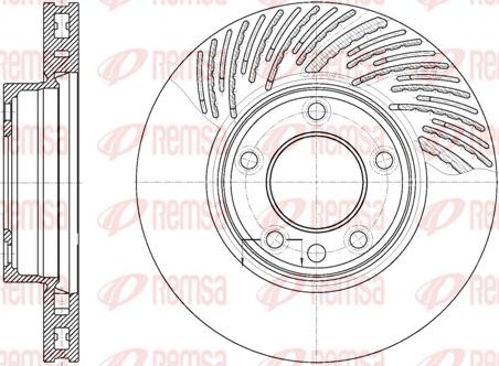 Remsa 6773.11 - Disco de freno parts5.com