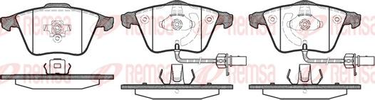 Remsa 0964.12 - Set placute frana,frana disc parts5.com