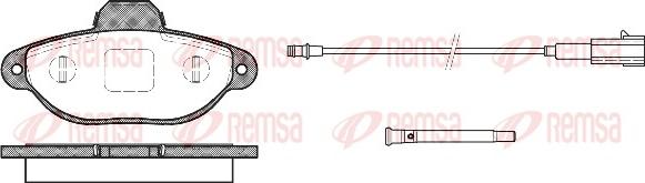 Remsa 0414.21 - Set placute frana,frana disc parts5.com