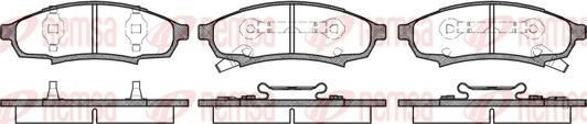 Remsa 0531.02 - Brake Pad Set, disc brake parts5.com