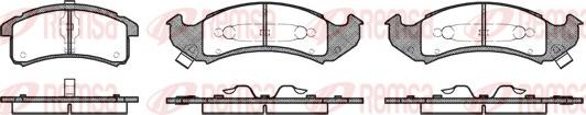 Remsa 0537.02 - Brake Pad Set, disc brake parts5.com