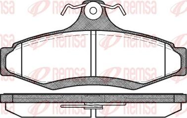 Remsa 0646.10 - Fren balata seti, diskli fren parts5.com