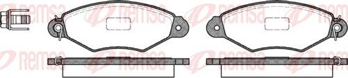 Remsa 0643.00 - Brake Pad Set, disc brake parts5.com