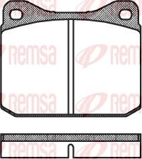 Remsa 0010.10 - Сигнализатор, износ тормозных колодок parts5.com