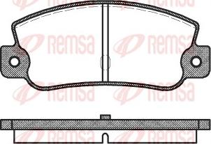 Remsa 0025.30 - Set placute frana,frana disc parts5.com