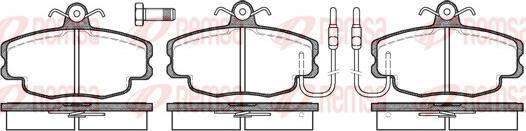 Remsa 0141.02 - Σετ τακάκια, δισκόφρενα parts5.com