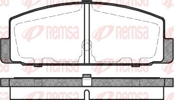 Remsa 0179.30 - Juego de pastillas de freno parts5.com