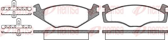 Remsa 0171.10 - Brake Pad Set, disc brake parts5.com