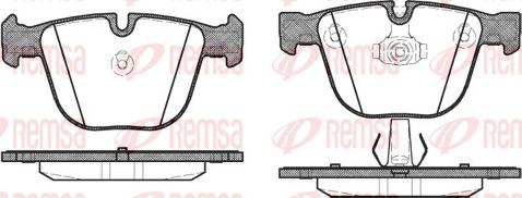 Remsa 0892.00 - Juego de pastillas de freno parts5.com