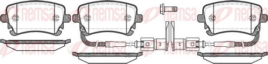 Remsa 0897.02 - Set placute frana,frana disc parts5.com