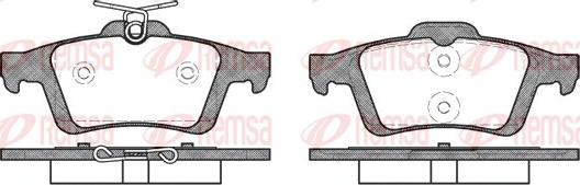 Remsa 0842.30 - Fren balata seti, diskli fren parts5.com