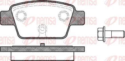 Remsa 0861.00 - Set placute frana,frana disc parts5.com