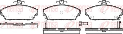 Remsa 0337.02 - Juego de pastillas de freno parts5.com