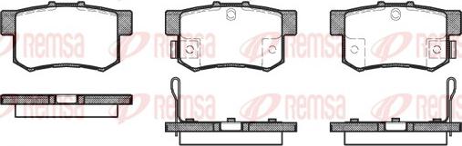 Remsa 0325.32 - Komplet pločica, disk-kočnica parts5.com