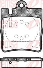 Remsa 0709.00 - Brake Pad Set, disc brake parts5.com