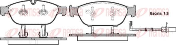 Remsa 1441.02 - Fren balata seti, diskli fren parts5.com