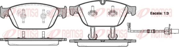 Remsa 1443.02 - Fren balata seti, diskli fren parts5.com