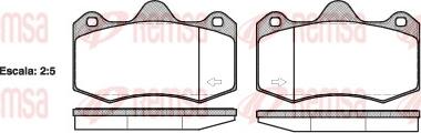 Remsa 1404.00 - Fren balata seti, diskli fren parts5.com