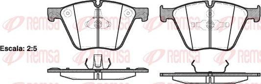 Remsa 1419.00 - Juego de pastillas de freno parts5.com