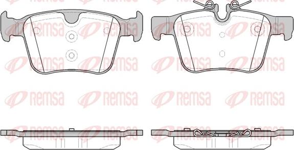 Remsa 1516.40 - Komplet pločica, disk-kočnica parts5.com