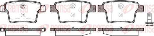 Remsa 1149.10 - Set placute frana,frana disc parts5.com