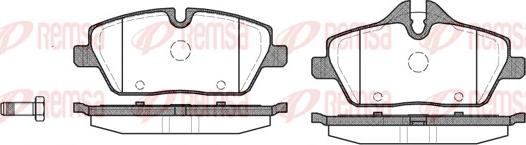 Remsa 1131.00 - Juego de pastillas de freno parts5.com