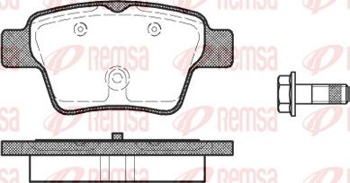 Remsa 1138.00 - Brake Pad Set, disc brake parts5.com