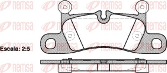 Remsa 1379.10 - Set placute frana,frana disc parts5.com