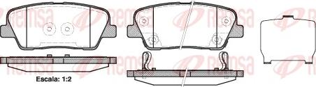 Remsa 1274.02 - Set placute frana,frana disc parts5.com