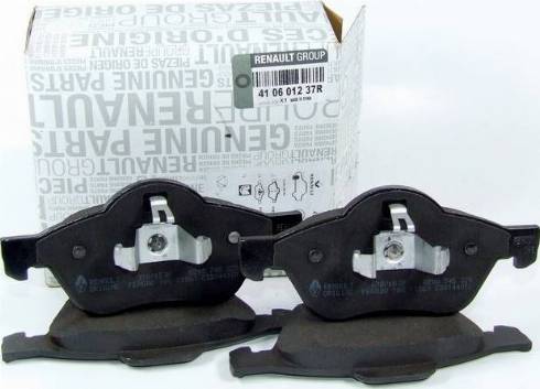 RENAULT 410601237R - Piduriklotsi komplekt,ketaspidur parts5.com