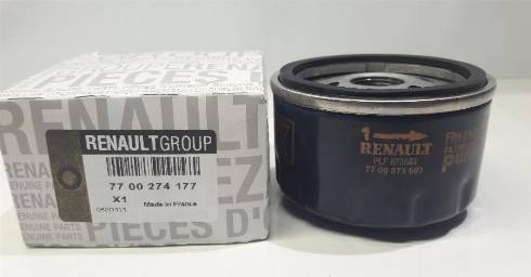 RENAULT 77 00 274 177 - Õlifilter parts5.com