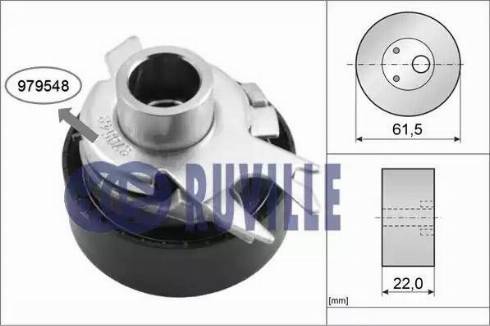 Ruville 55719 - Germe makarası, triger kayışı parts5.com