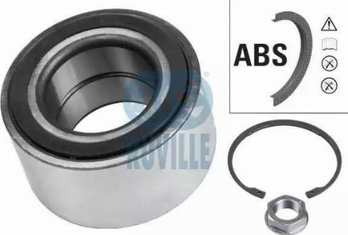 Ruville 6634 - Wheel hub, bearing Kit parts5.com