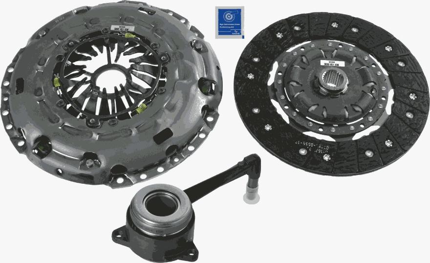 SACHS 3000 990 199 - Debriyaj seti parts5.com