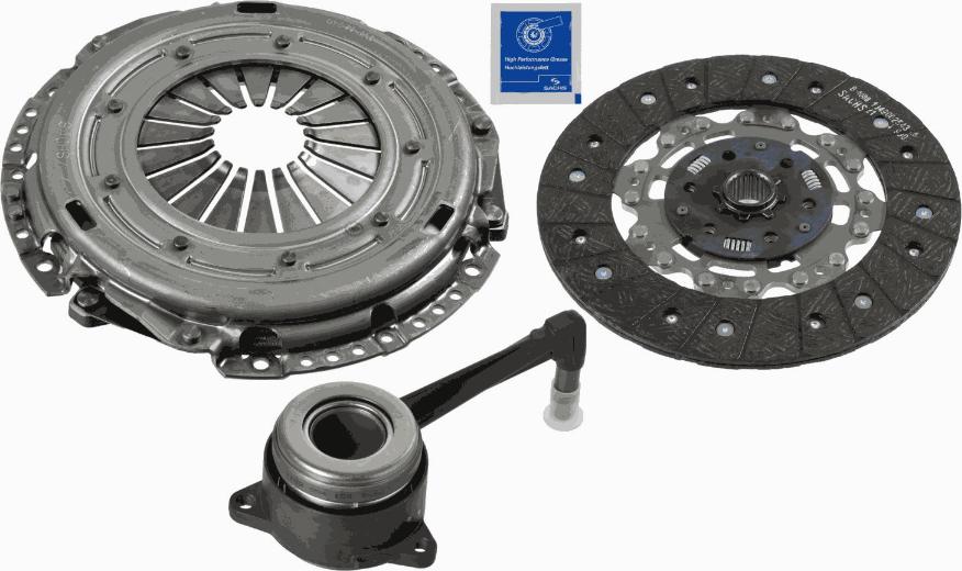 SACHS 3000 990 332 - Zestaw sprzęgieł parts5.com