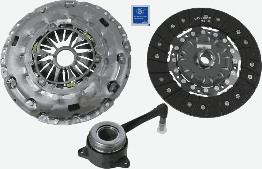 SACHS 3000 990 248 - Kit de embrague parts5.com