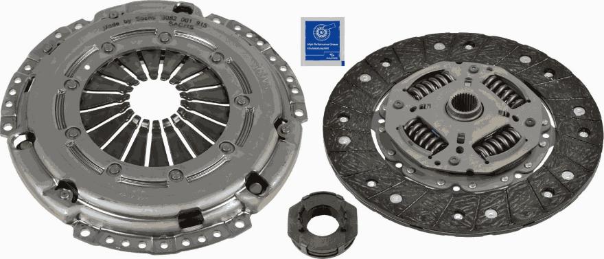 SACHS 3000 950 734 - Kit de embrague parts5.com