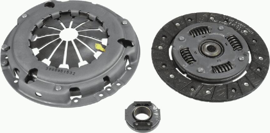 SACHS 3000 951 532 - Debriyaj seti parts5.com