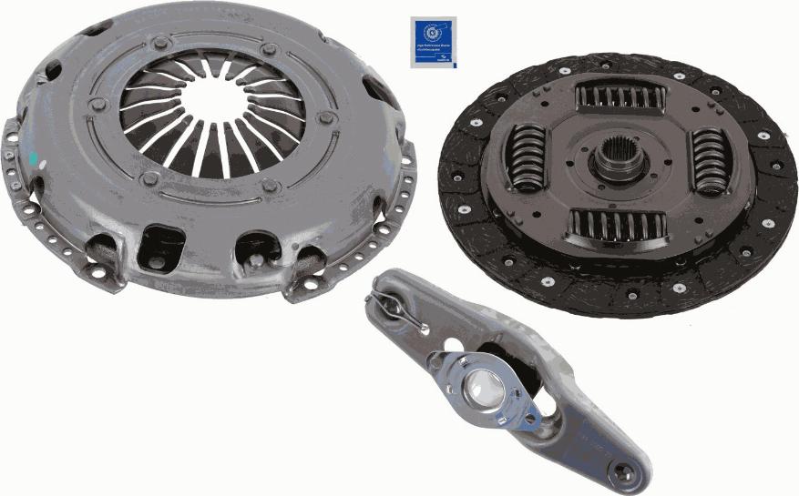 SACHS 3000 951 575 - Set ambreiaj parts5.com