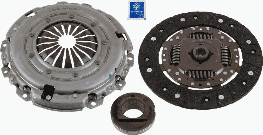 SACHS 3000 951 619 - Kit de embrague parts5.com