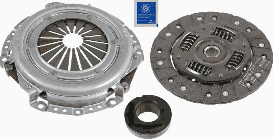 SACHS 3 000 951 012 - Debriyaj seti parts5.com